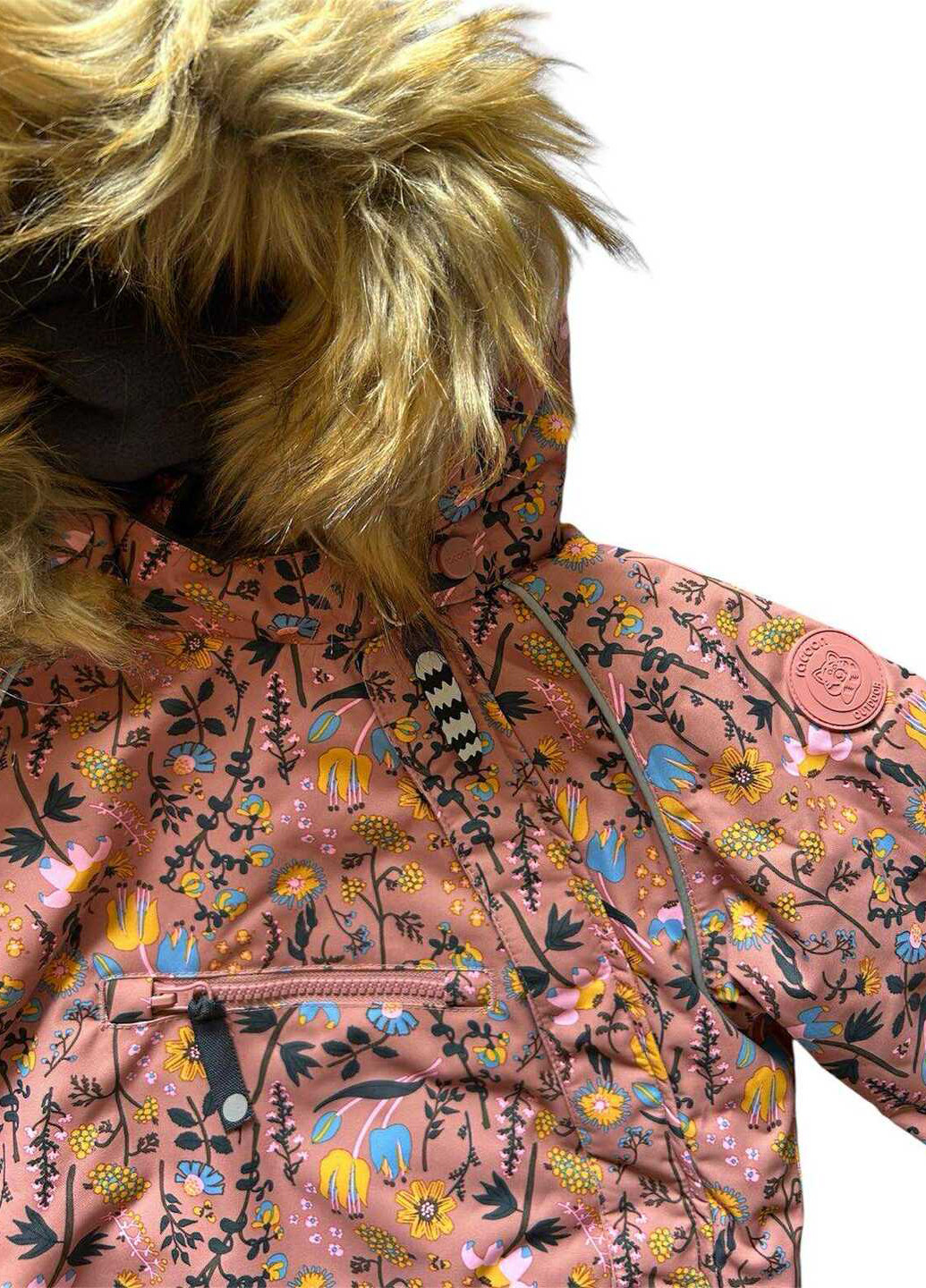 Рожева зимня куртка Racoon