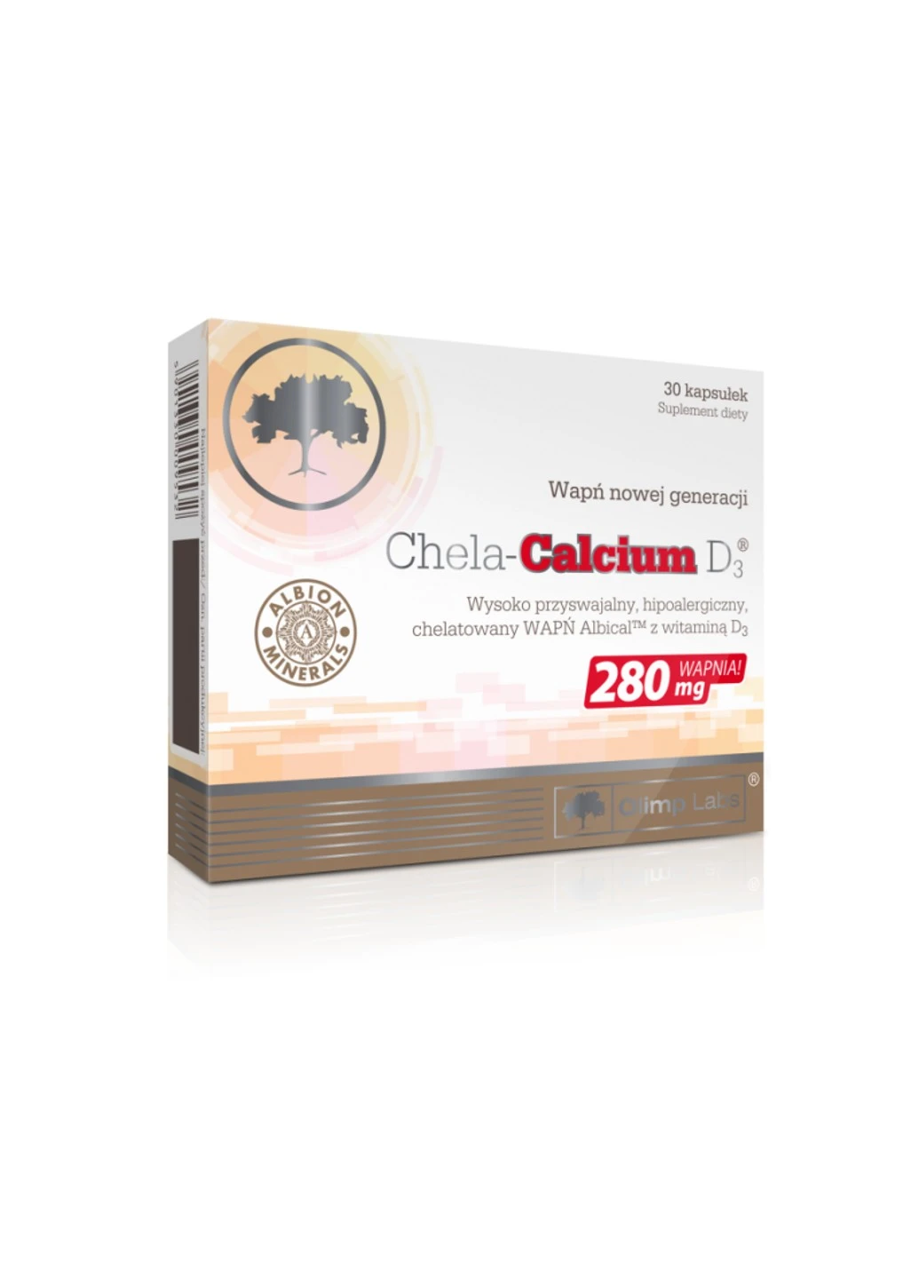 Кальцій хелат Д3 Chela-Calcium D3 (30 капс) олімп Olimp (255407615)