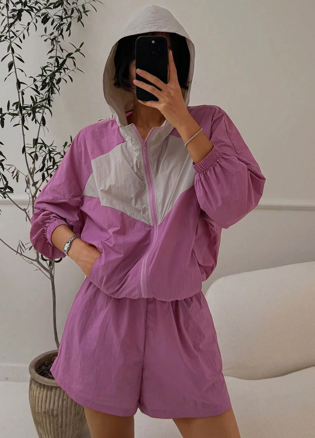 Костюм (толстовка, шорты) SHEIN (366268738)