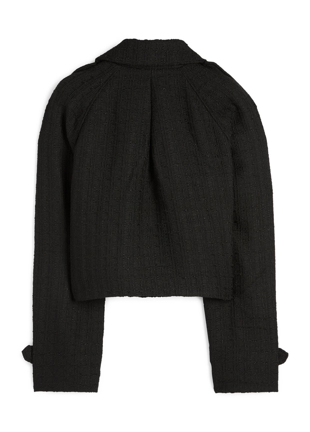 Чорне Кежуал напівпальто двобортне C&A однотонне