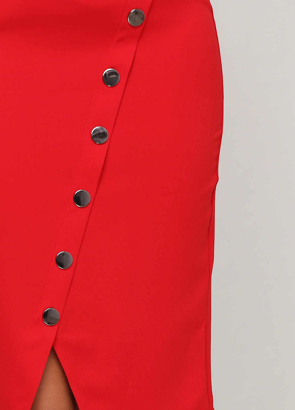 Красная кэжуал юбка Sassofono Club карандаш