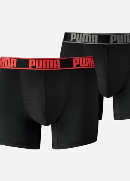 Труси-шорти Active Boxer 2P 90695001 XL 2 шт Black/Red (8718824376790) Puma (252535965)