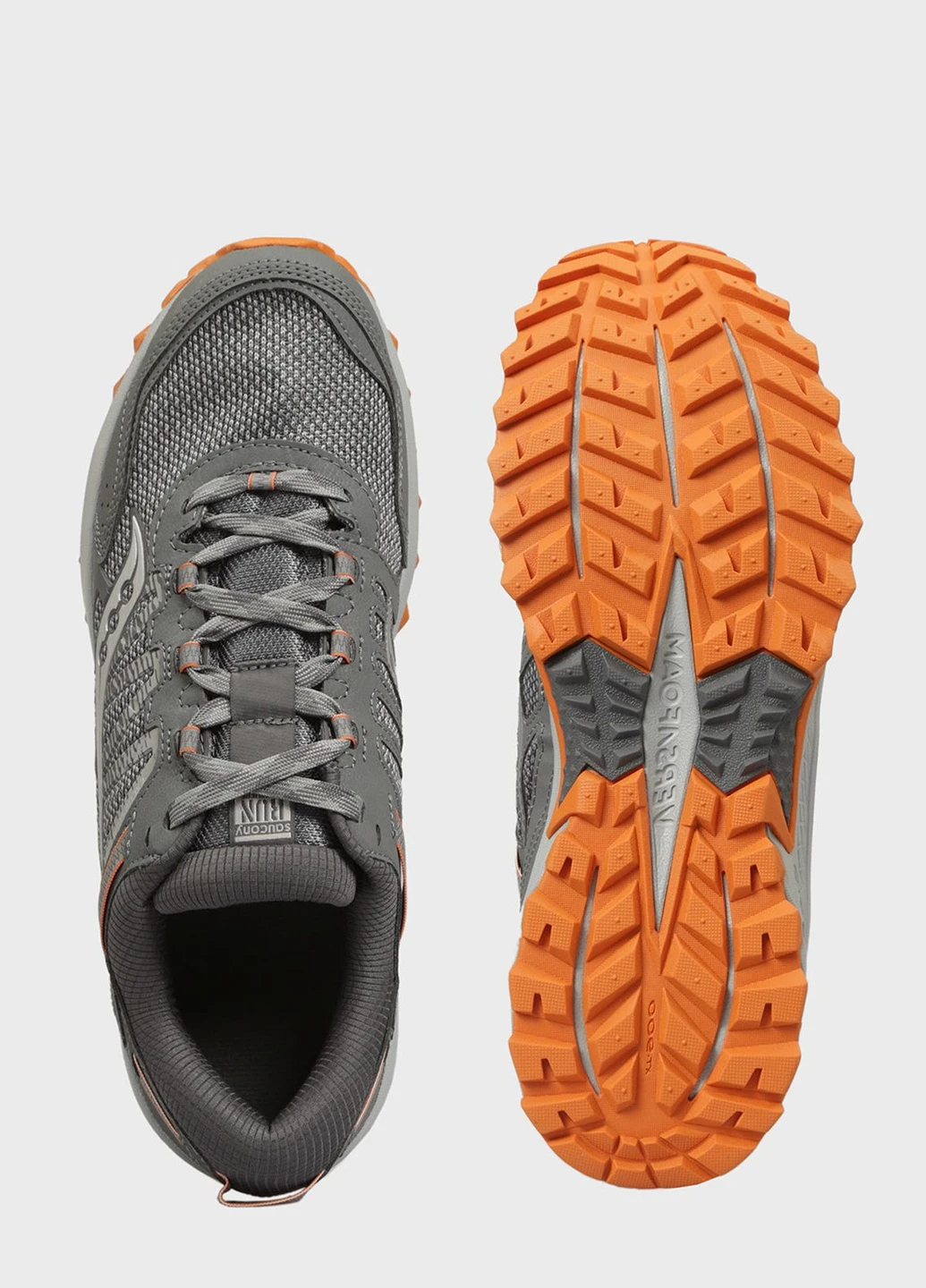 Серые всесезонные серые кроссовки versafoam excursion tr13 Saucony