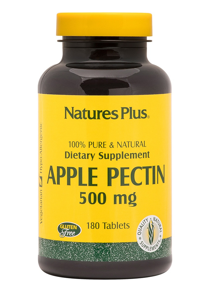 Яблучний Пектин, Nature's Plus, 500 мг, 180 Таблеток Natures Plus (228293237)