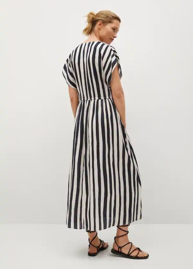 Комбинированное платье Mango