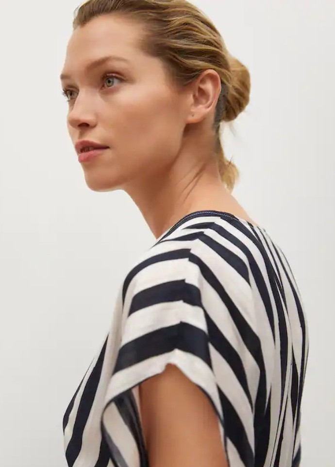 Комбинированное платье Mango