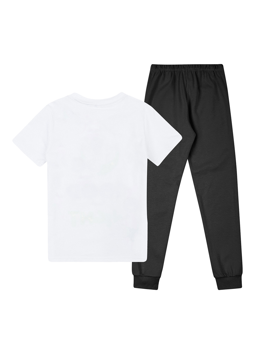 Белая всесезон пижама (футболка, брюки) футболка + брюки Garnamama
