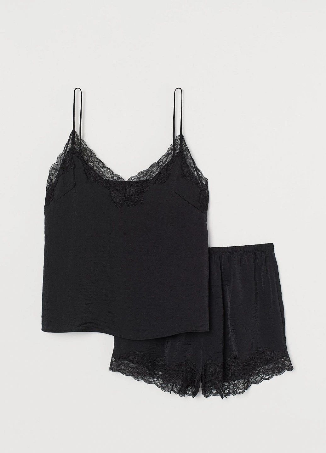 Черная всесезон пижама H&M
