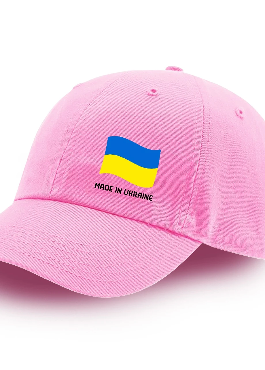 Кепка дитяча для хлопчиків Зроблено в Україні (9273-3726-5) Рожевий MobiPrint (253110092)