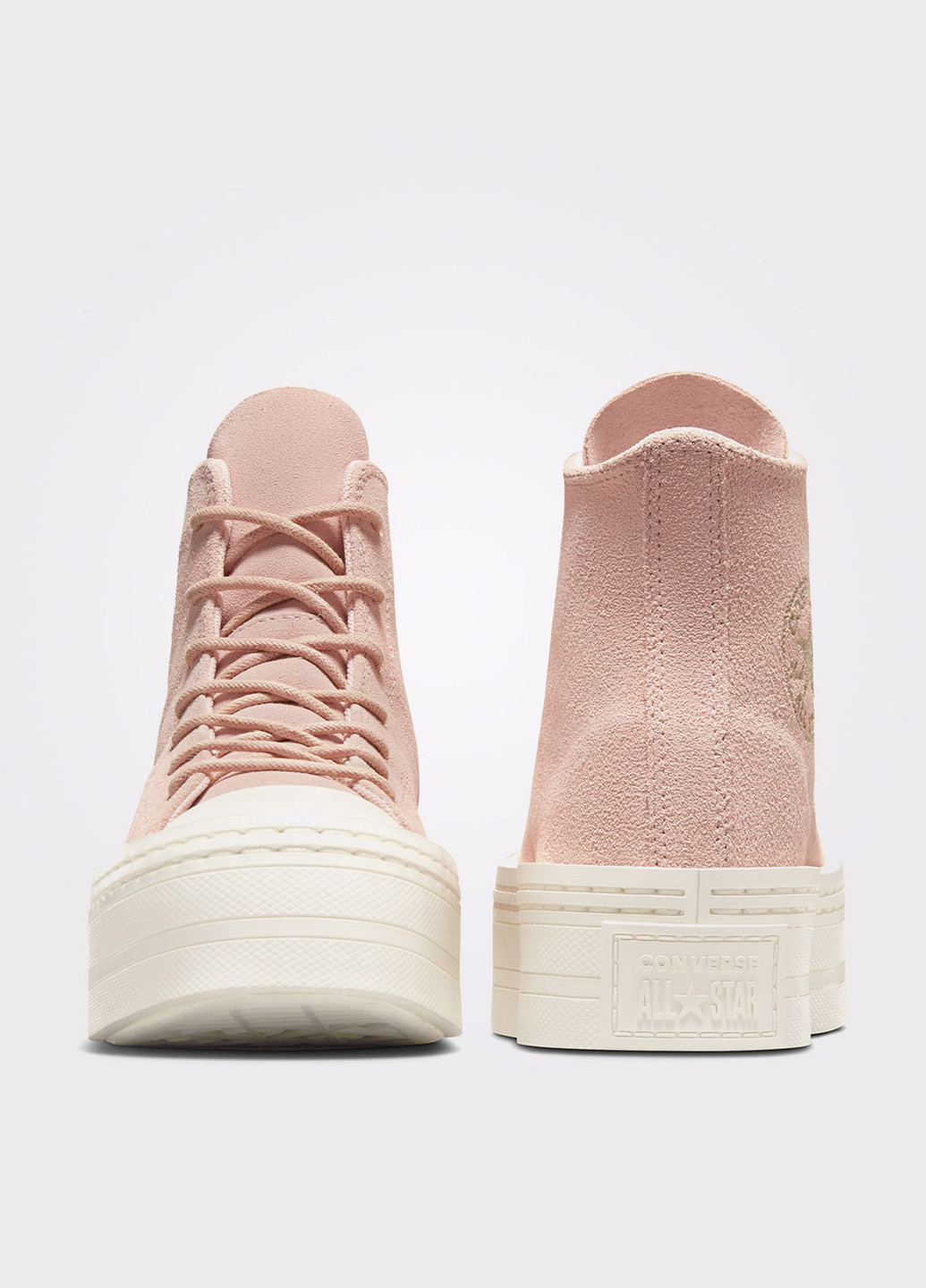 Розовые кеды Converse CHUCK TAYLOR ALL STAR с белой подошвой, с логотипом