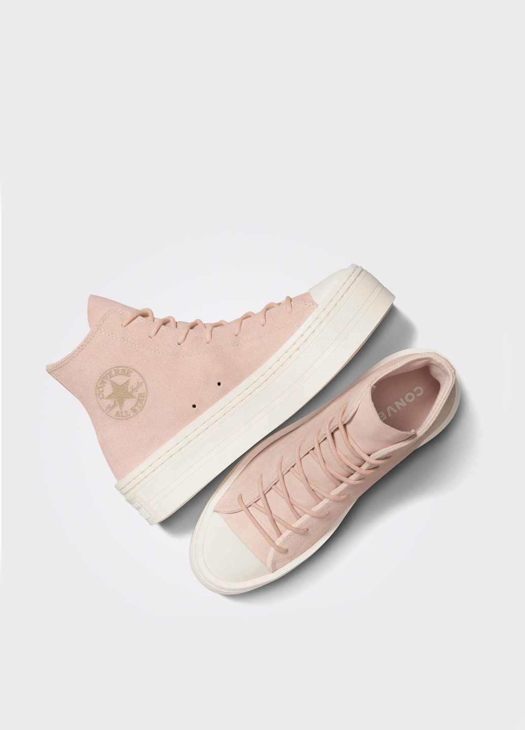 Розовые кеды Converse CHUCK TAYLOR ALL STAR с логотипом, с белой подошвой