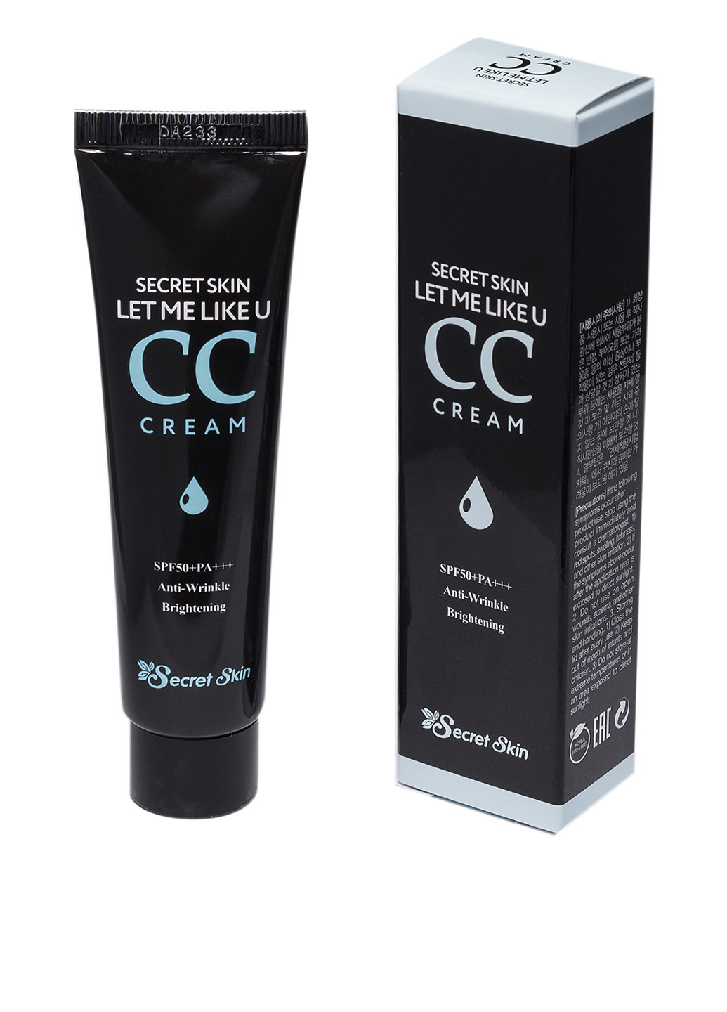 CC-крем для вирівнювання тону шкіри SPF50 + PA +++, 30 мл Secret Skin бежевий