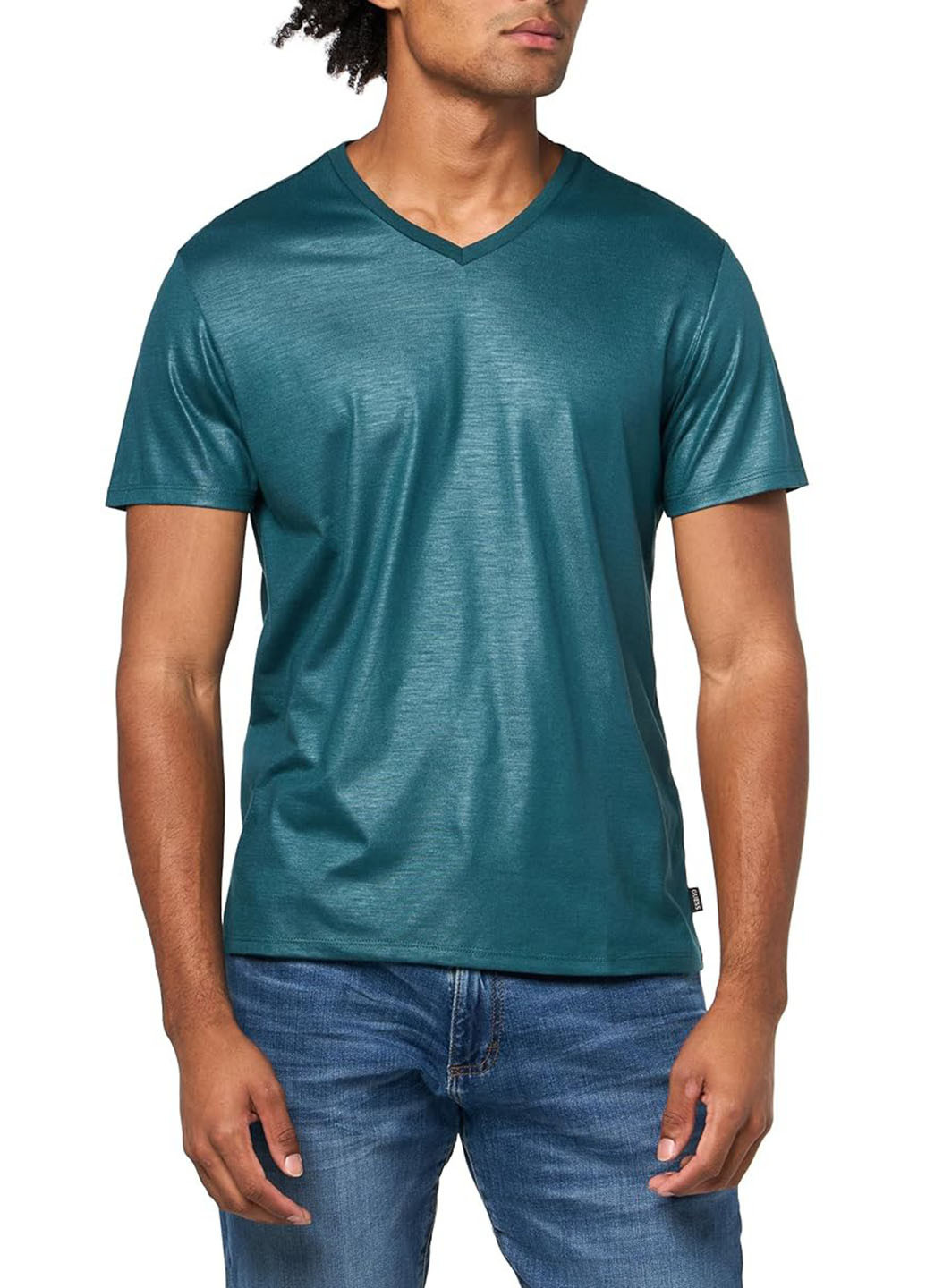 Бирюзовая футболка Guess