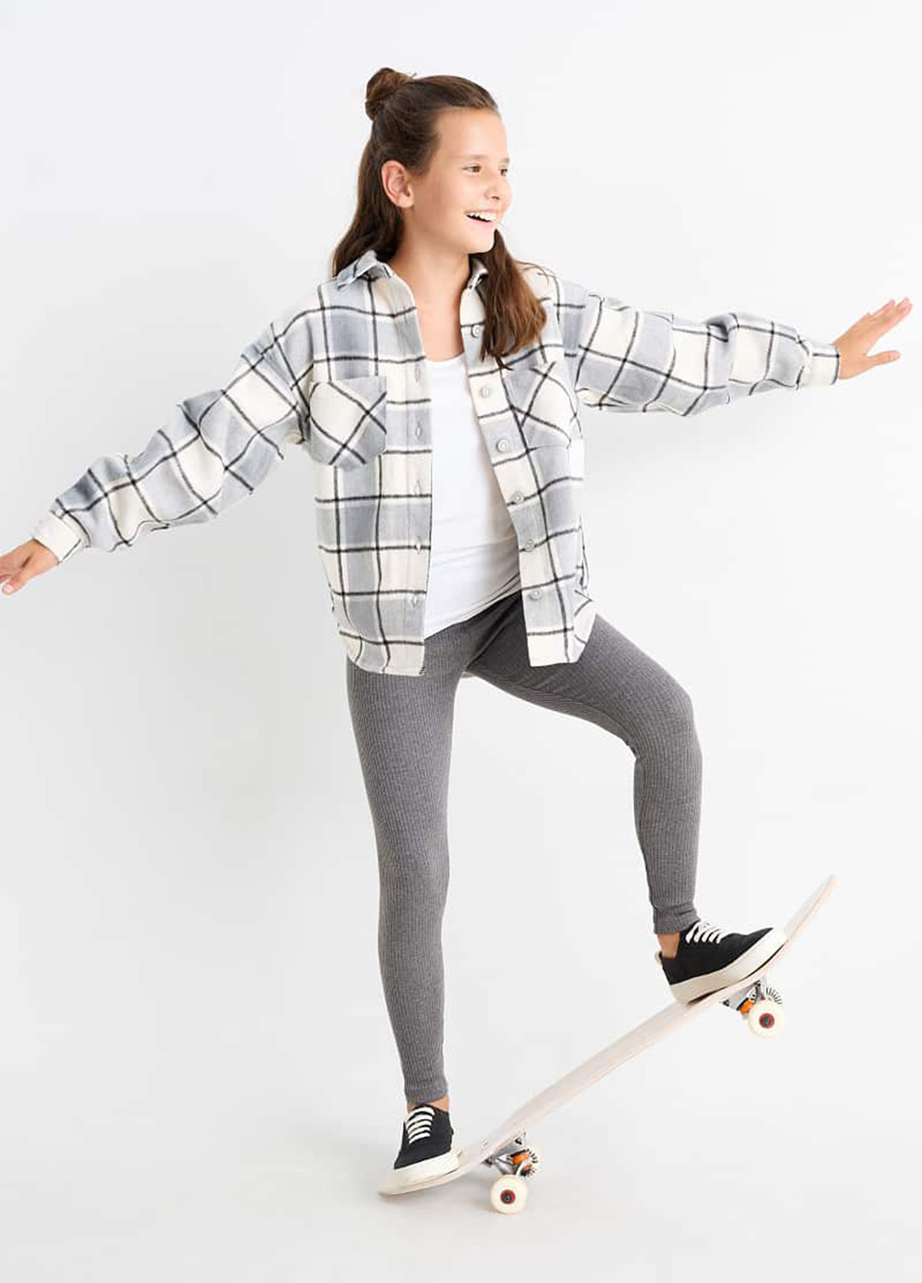 Комбинированные демисезонные леггинсы (2 шт.) C&A