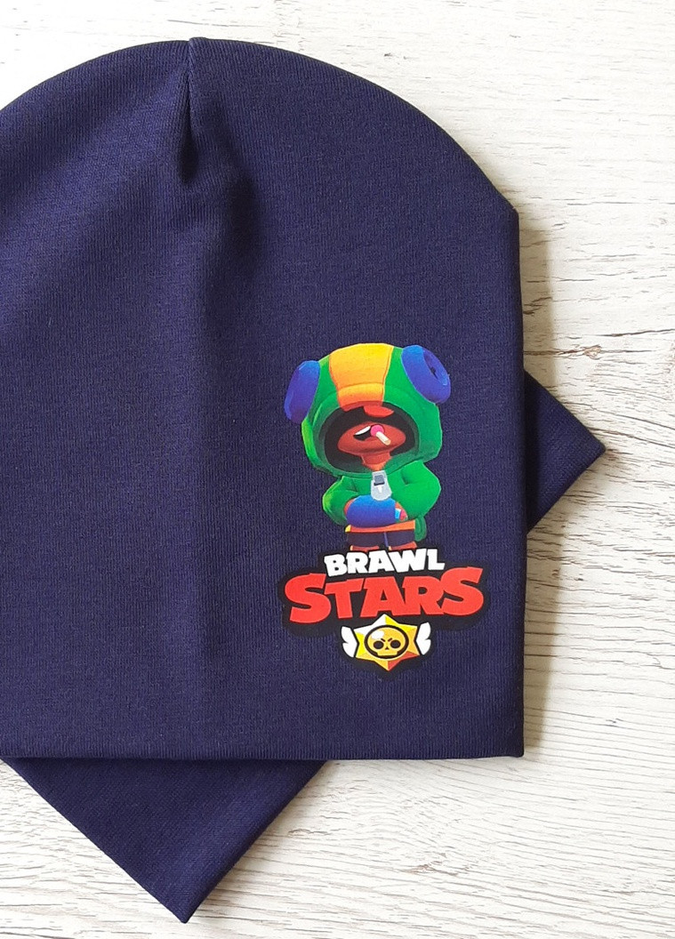 Детская шапка с хомутом КАНТА размер 48-52, синий (OC-513) Канта (212242616)