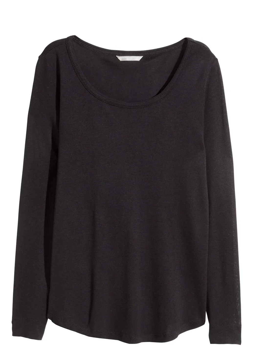 Лонгслів,чорний, Basic H&M (256787973)
