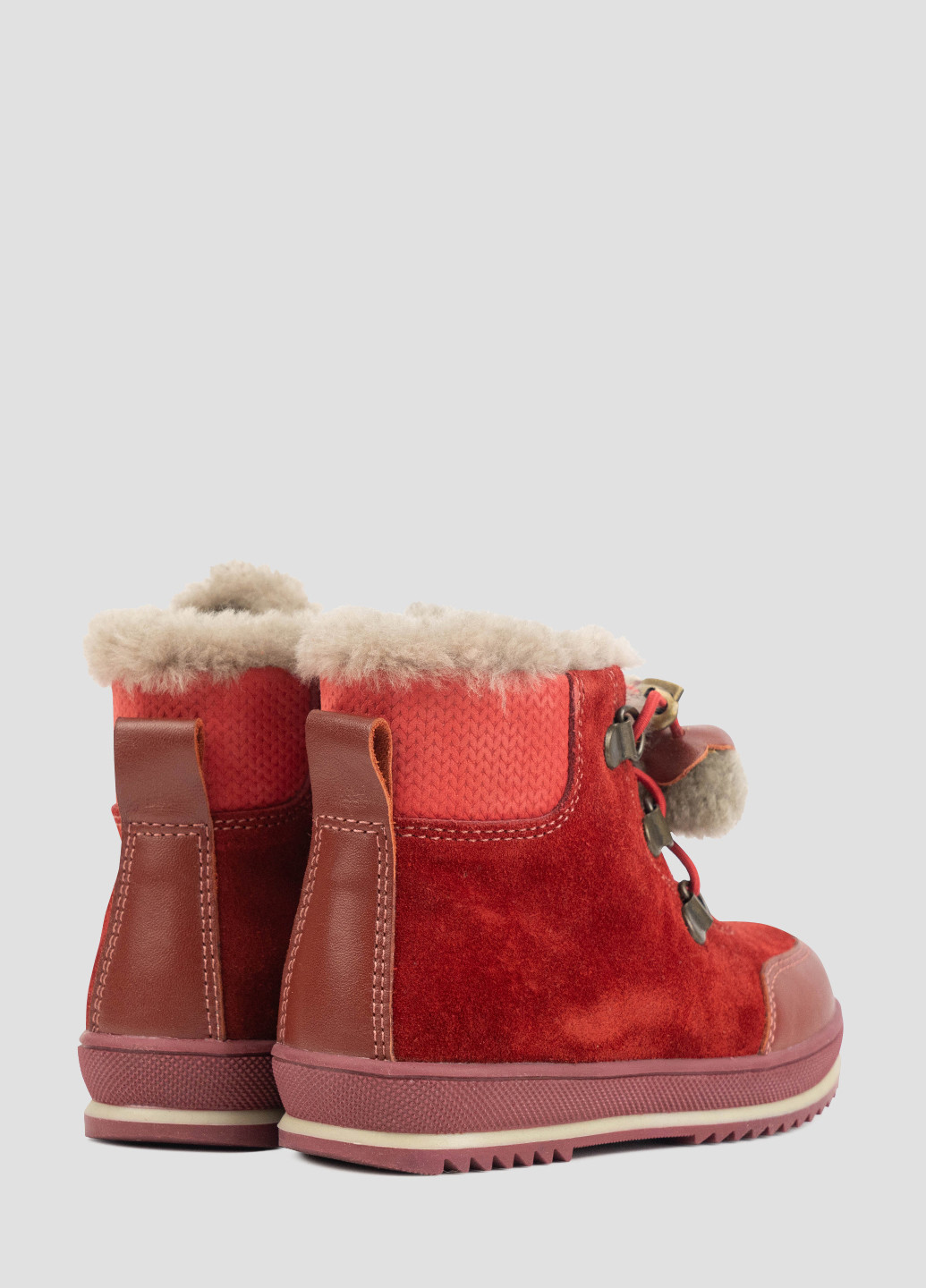 Красные кэжуал зимние ботинки Miracle