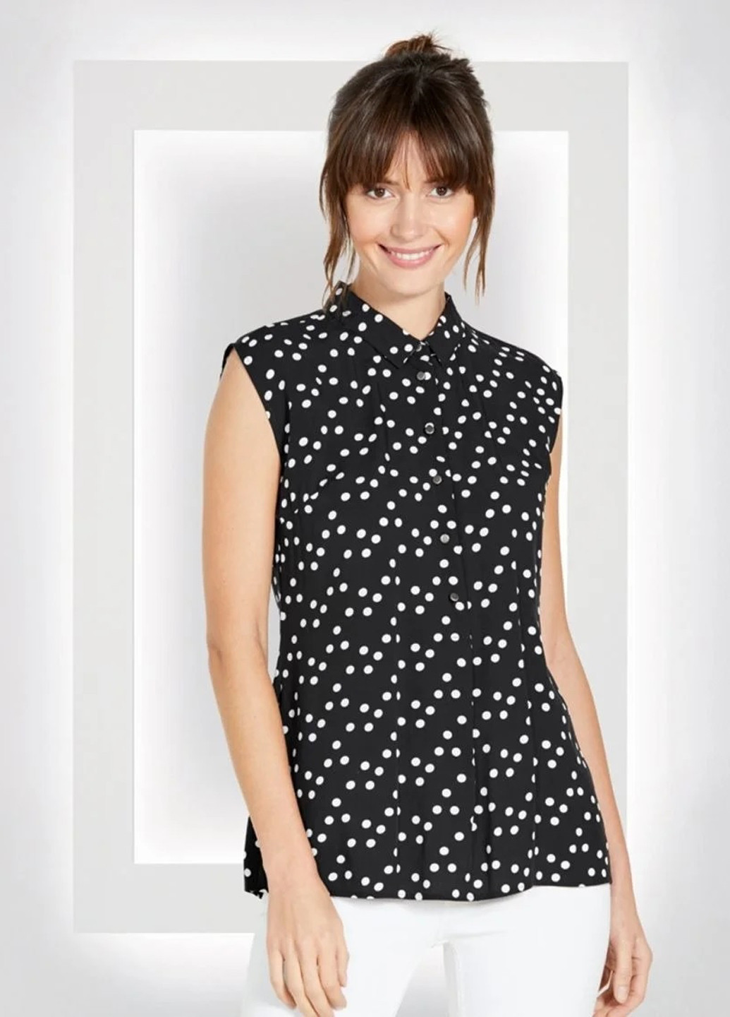 Чорно-біла блуза Esmara