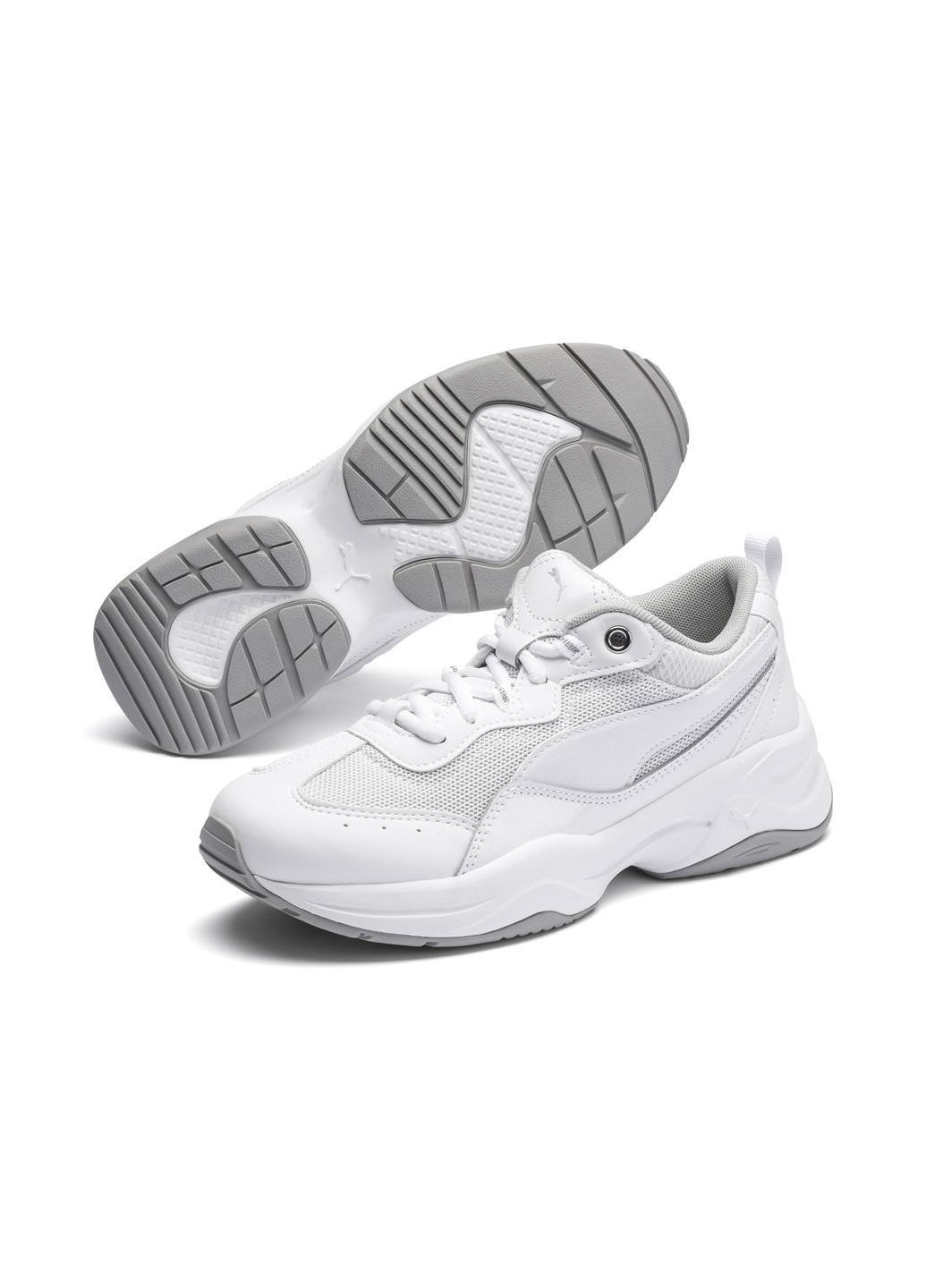 Белые всесезонные кроссовки Puma Cilia Patent SL