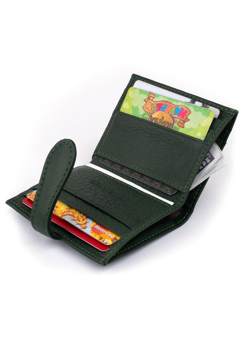 Жіночий шкіряний гаманець-візитниця 10х8х1,5 см st leather (252132669)