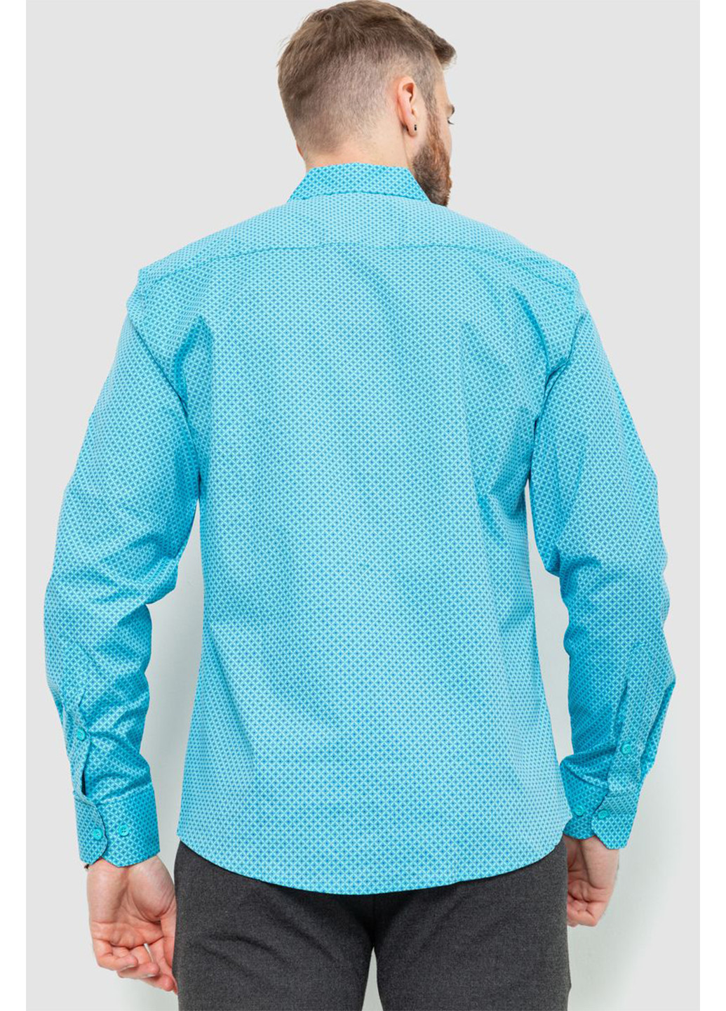Бирюзовая кэжуал рубашка Ager