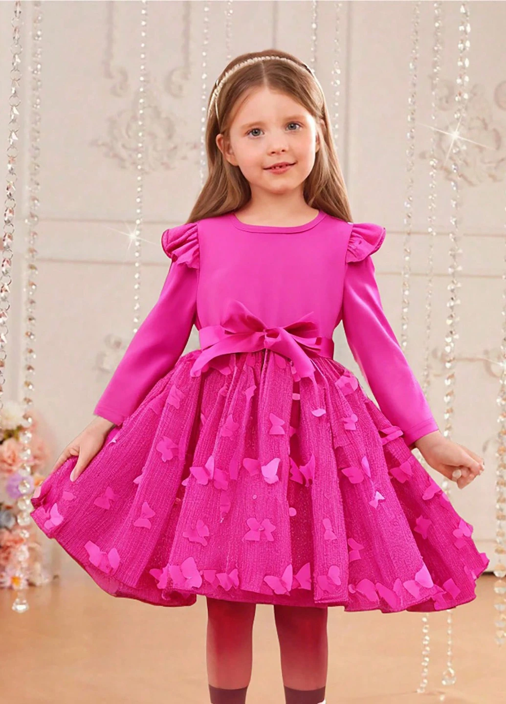 Фуксія сукня SHEIN (339507867)