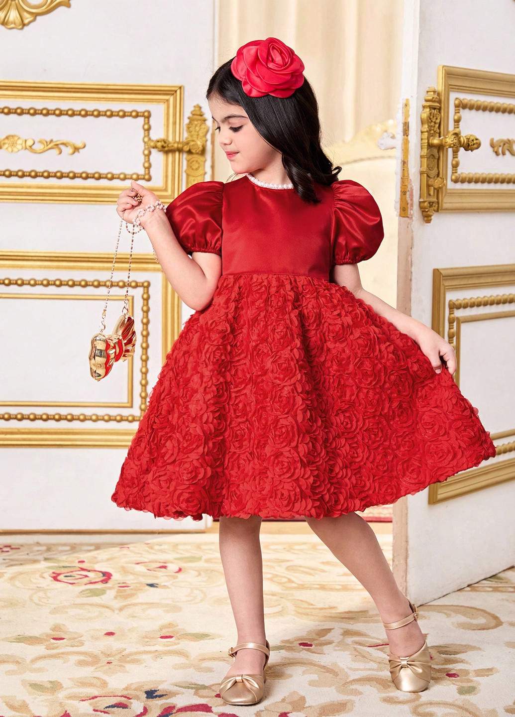 Красное платье SHEIN (365438151)