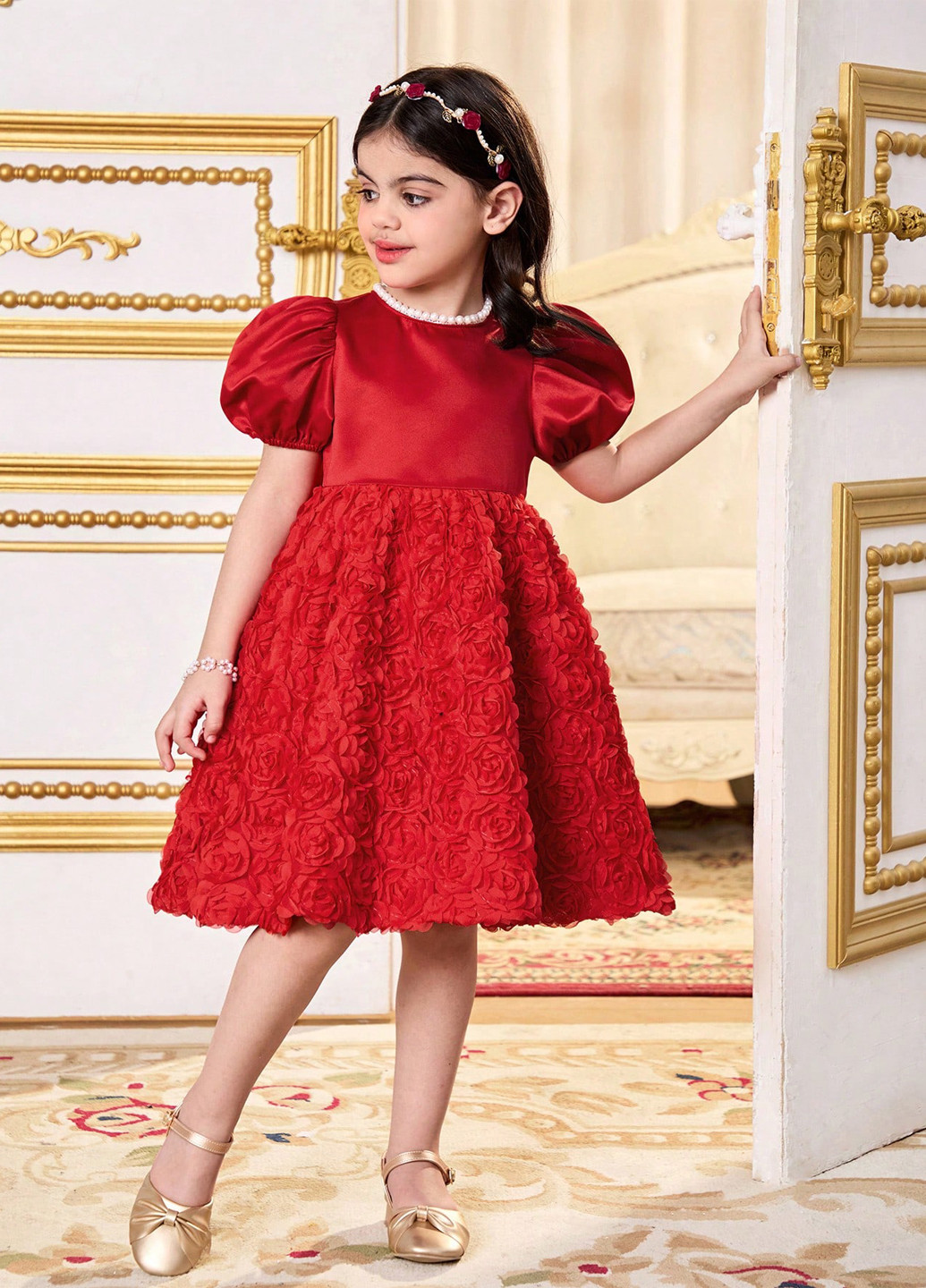 Красное платье SHEIN (365438151)