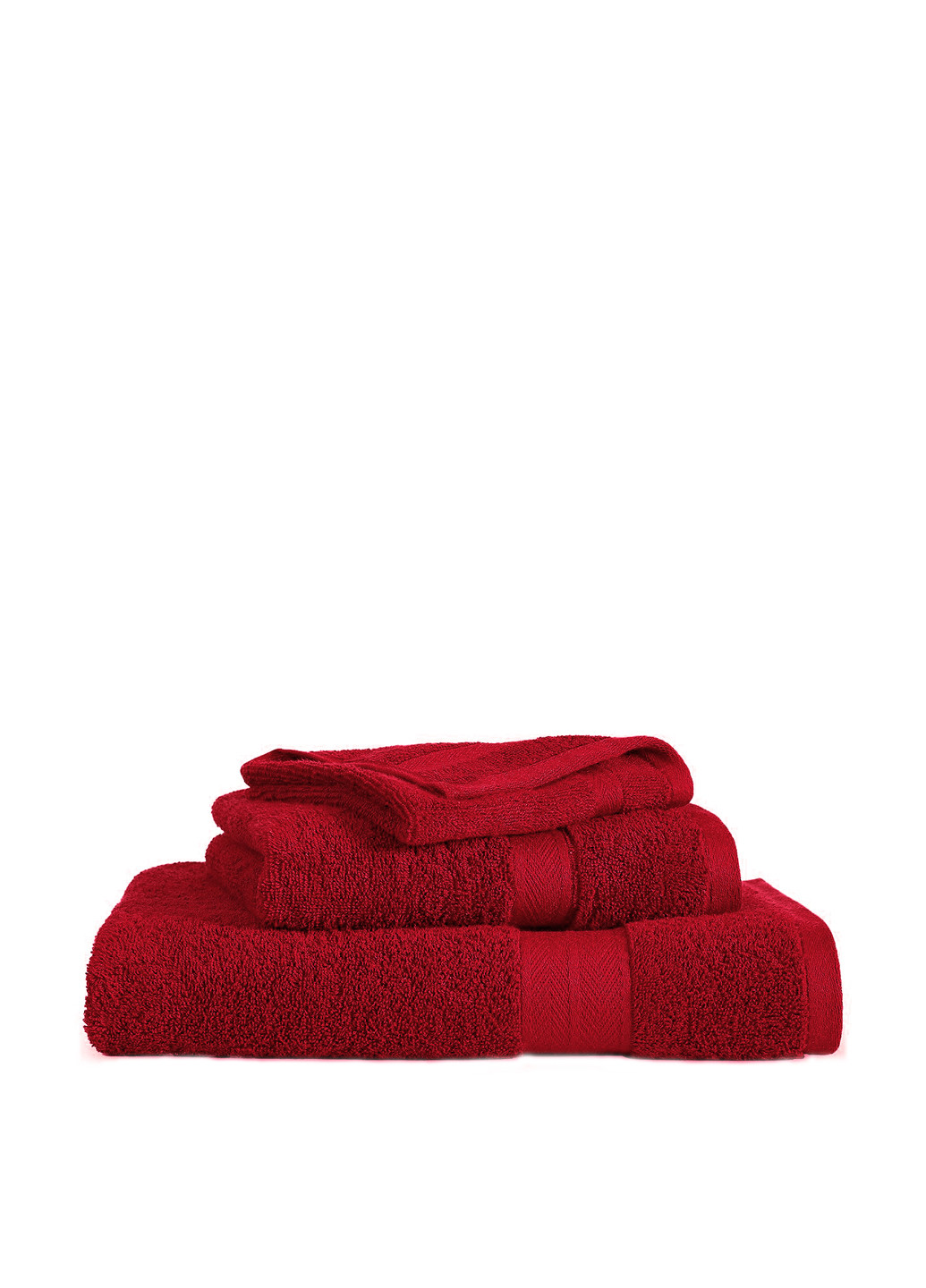 Комплект полотенец (3 предмета) Tommy Hilfiger логотип красный