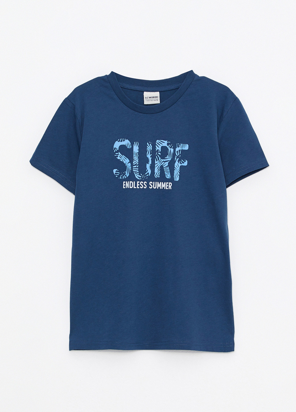 Темно-синий летний комплект (футболка, шорты) LC Waikiki