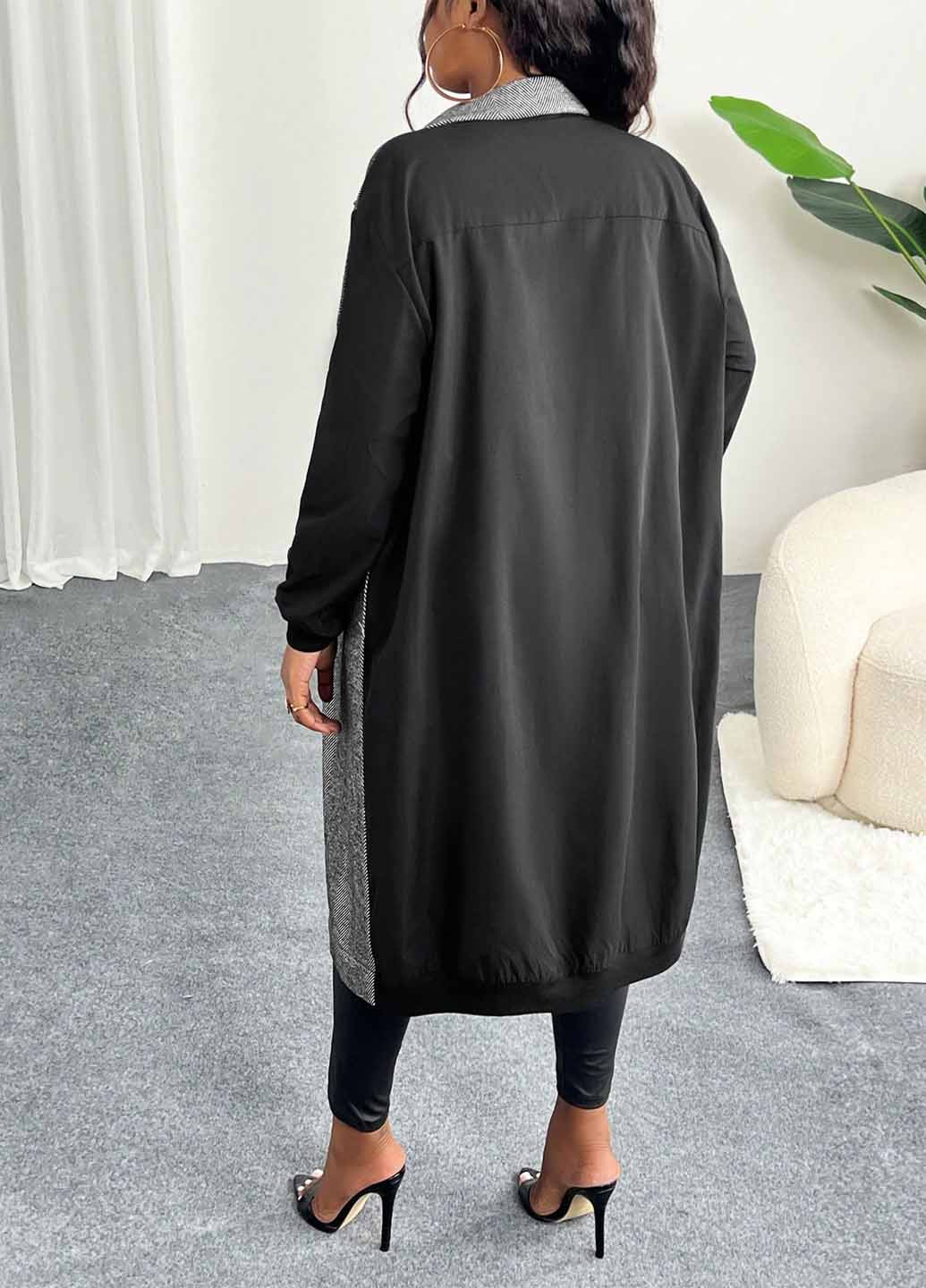 Плащ SHEIN тренчкот на гудзиках демісезон (367747605)