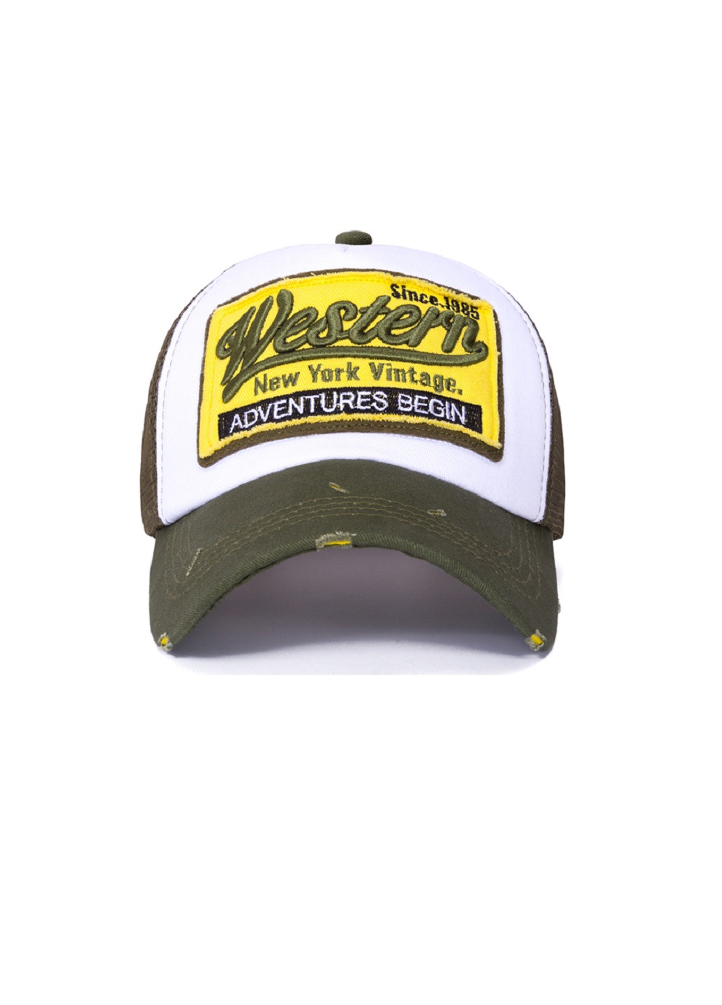 Кепка тракер Western с сеточкой унисекс Черный NoName (250447313)