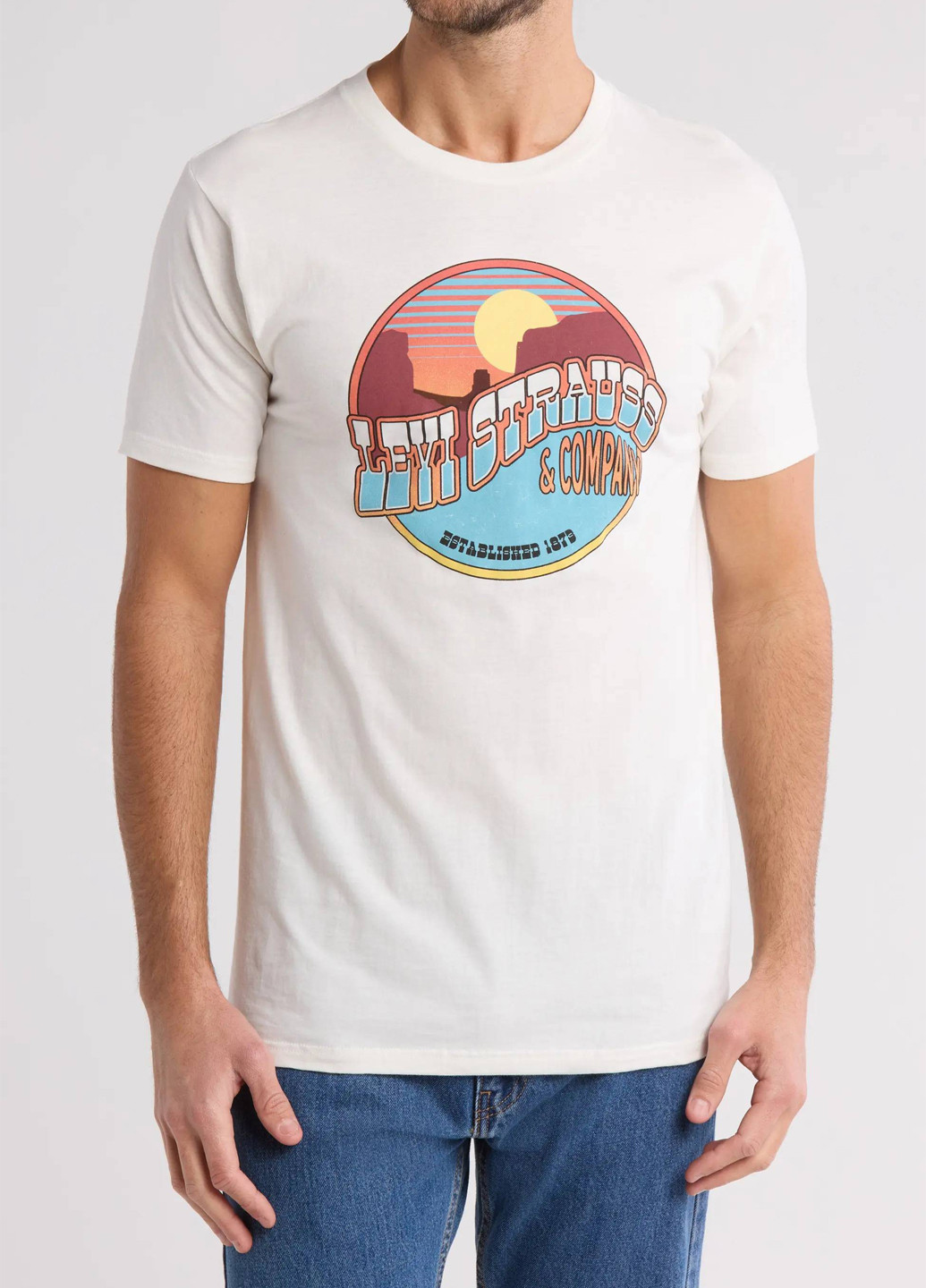 Молочна футболка Levi's