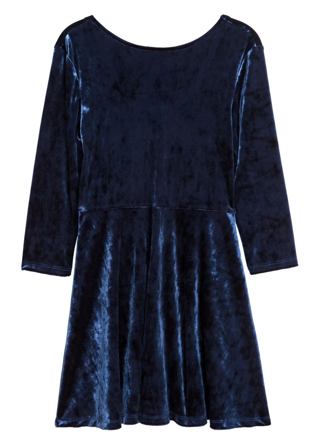 Тёмно-синее платье H&M (143199013)