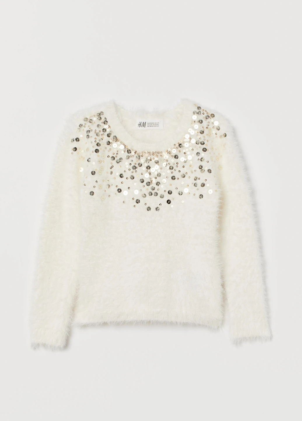 Білий демісезонний джемпер H&M
