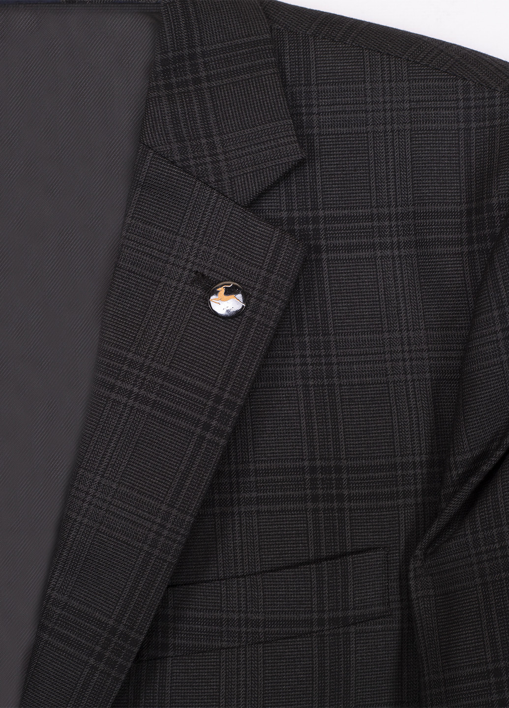 Чорний демісезонний костюм (жакет, брюки) брючний Nazarenogabrielli