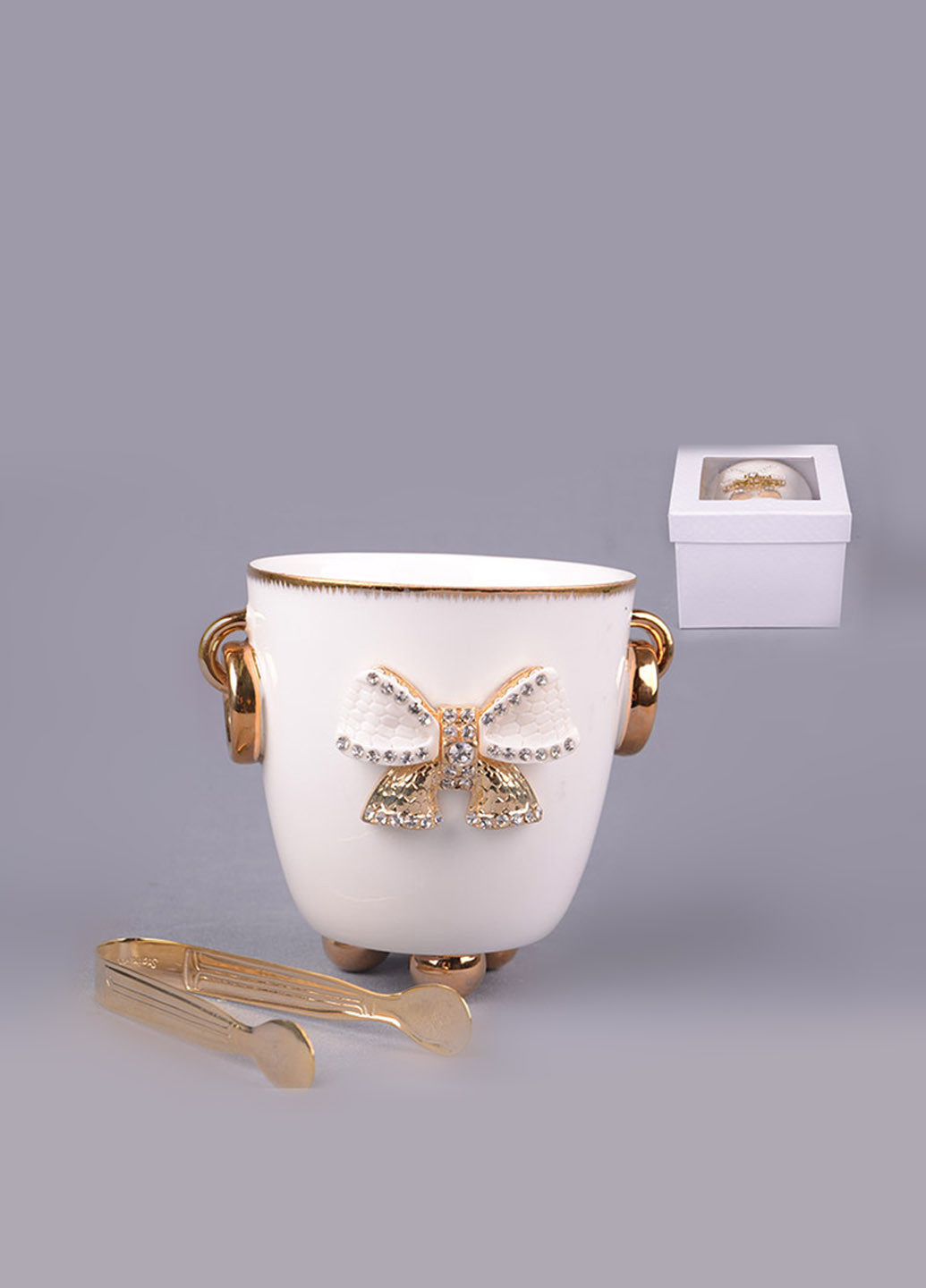 Ведерко для льда "Принцесса" со щипцами, 2 предмета, 15 см Lefard (16565588)