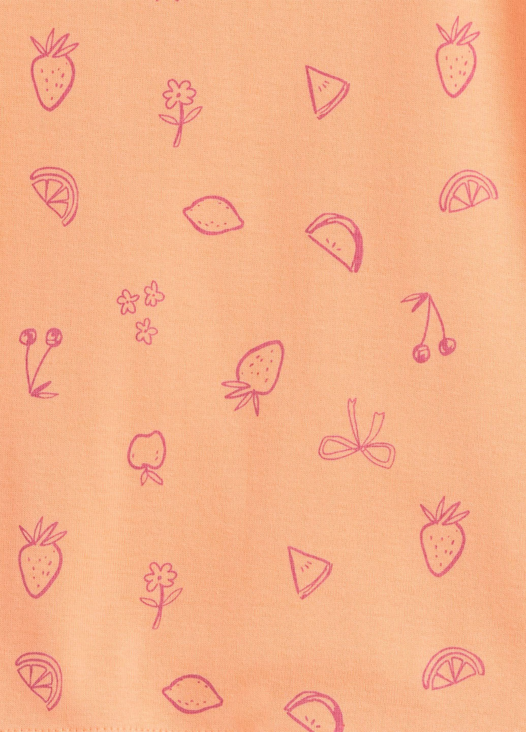 Оранжевая всесезон пижама (футболка, шорты) футболка + шорты Gap