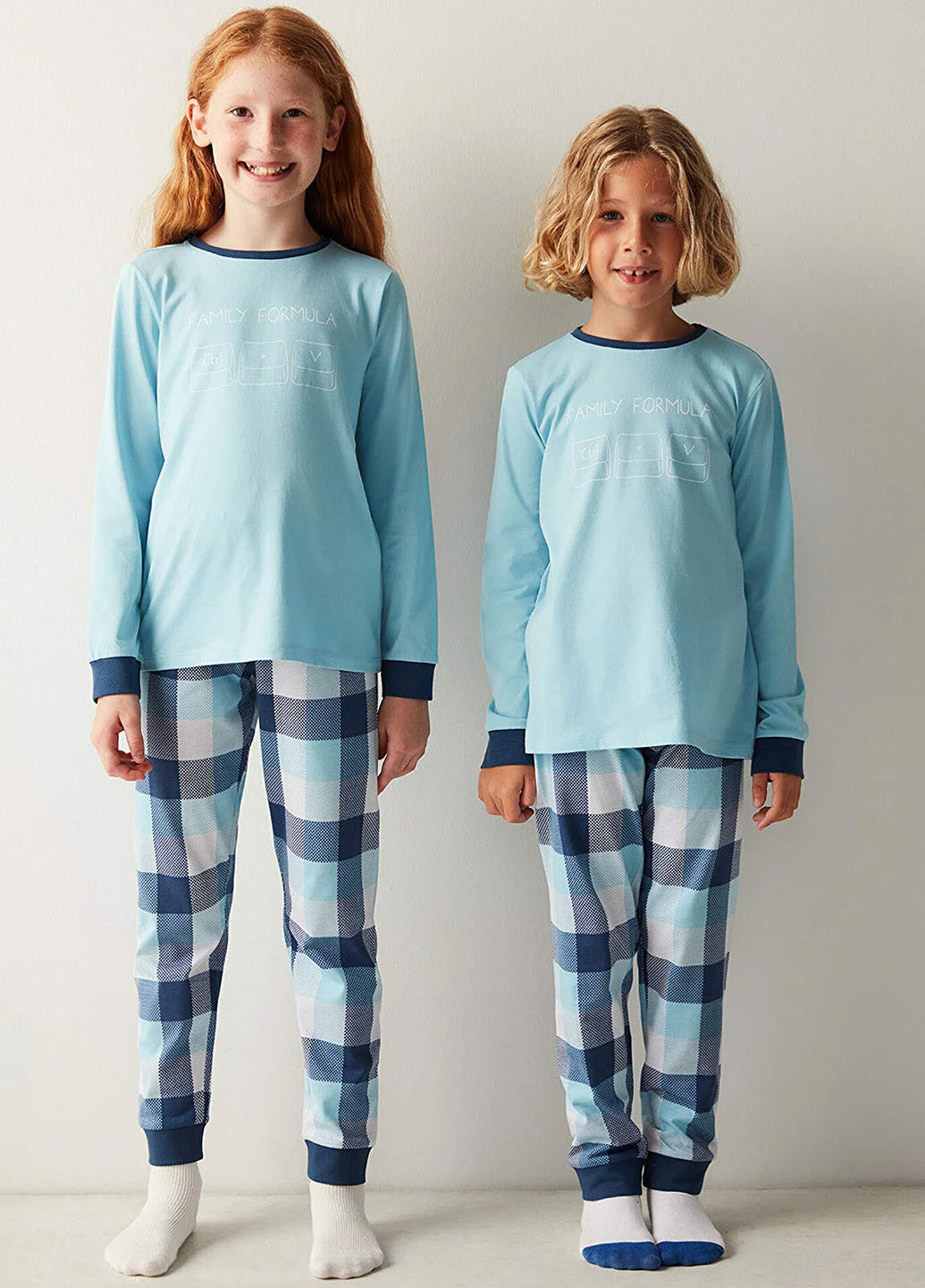 Синя всесезон піжама (лонгслів, штани) лонгслів + брюки Penti