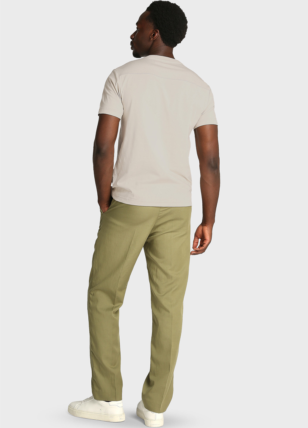 Бежева футболка Calvin Klein