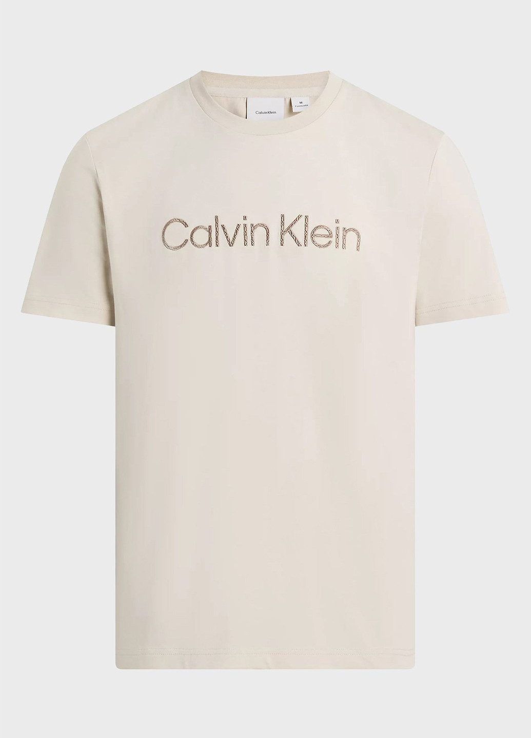 Бежева футболка Calvin Klein