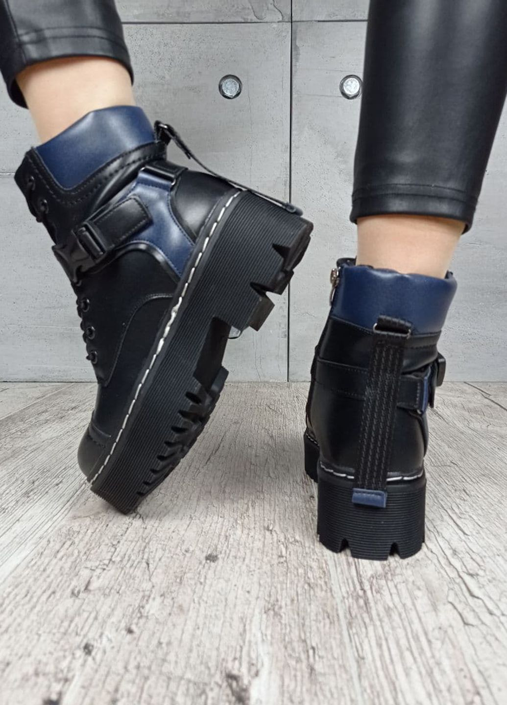 Зимние ботинки Violeta Wonex из искусственной кожи