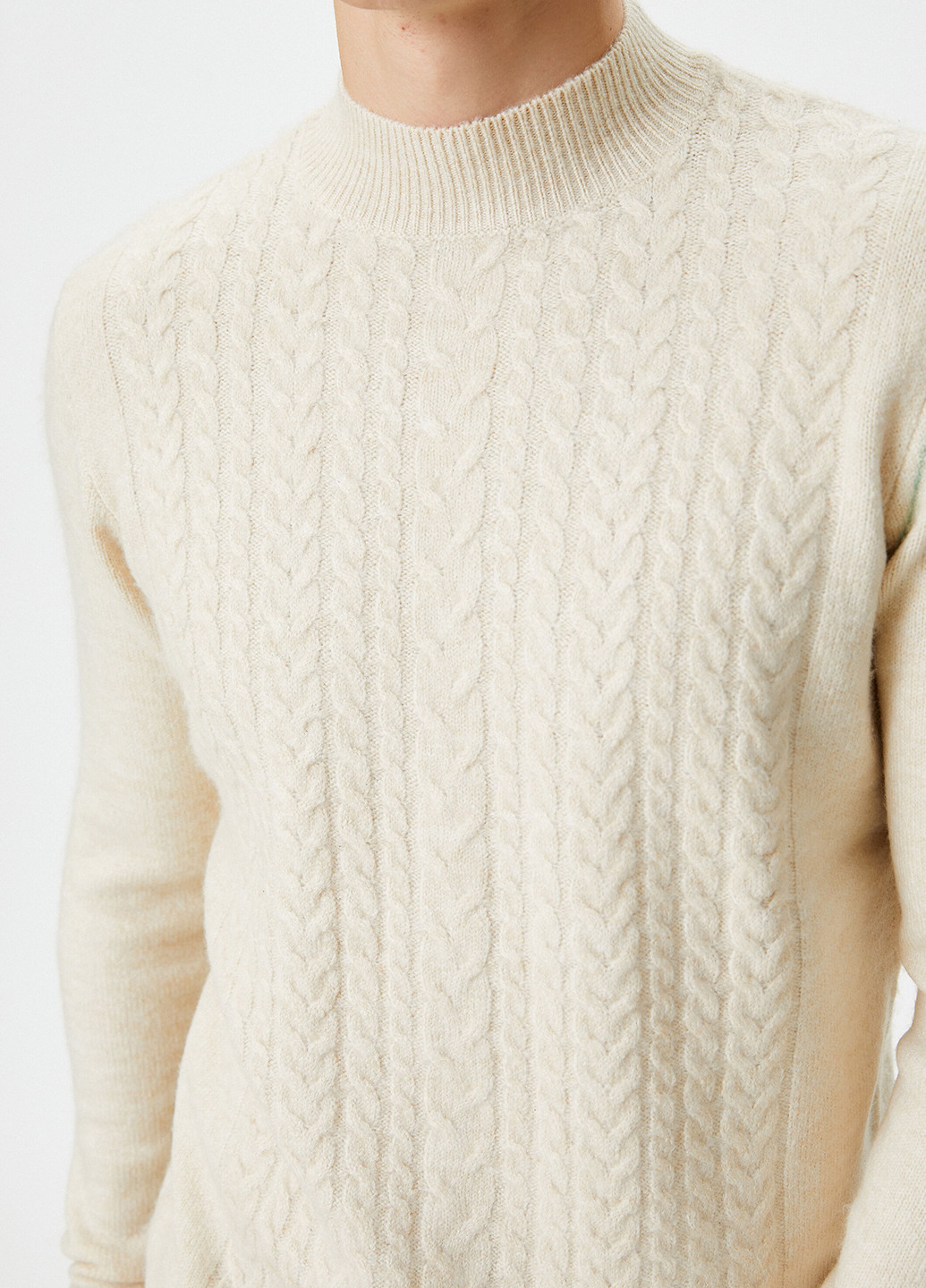 Светло-бежевый демисезонный свитер KOTON