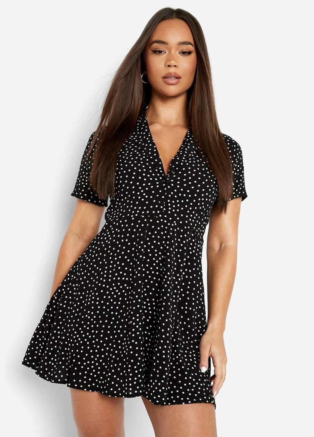Черное платье Boohoo