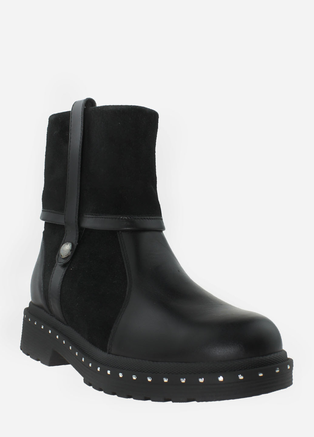 Зимние ботинки rg18-55965 черный Gampr из натуральной замши