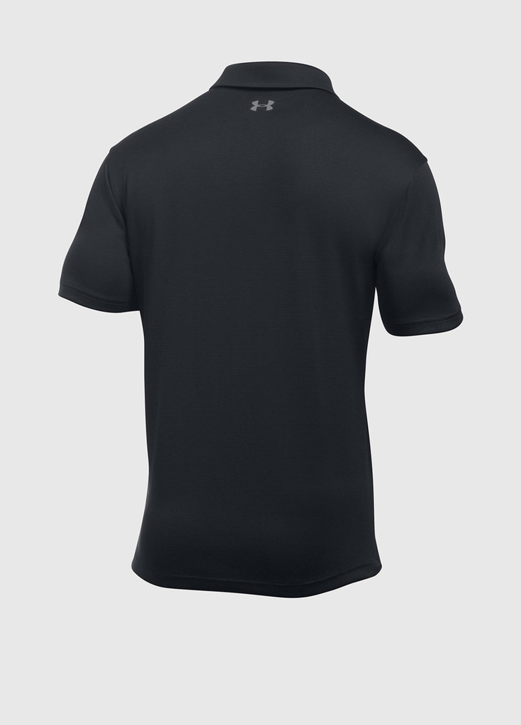 Черная футболка-поло для мужчин Under Armour с логотипом