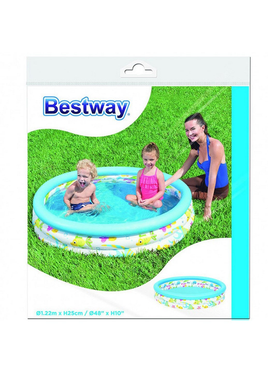 Надувний басейн 51009 Дитячий Bestway (215908373)