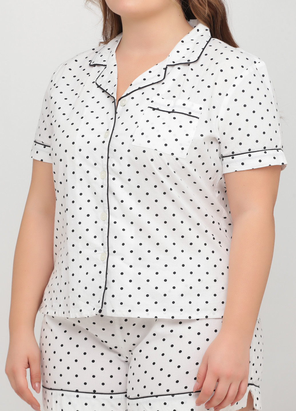 Молочная всесезон пижама (рубашка, шорты) рубашка + шорты Dorothy Perkins
