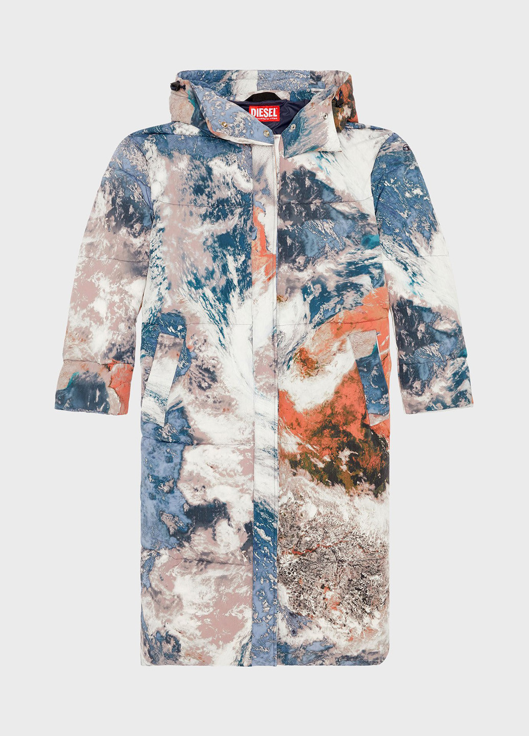 Синяя зимняя куртка Diesel