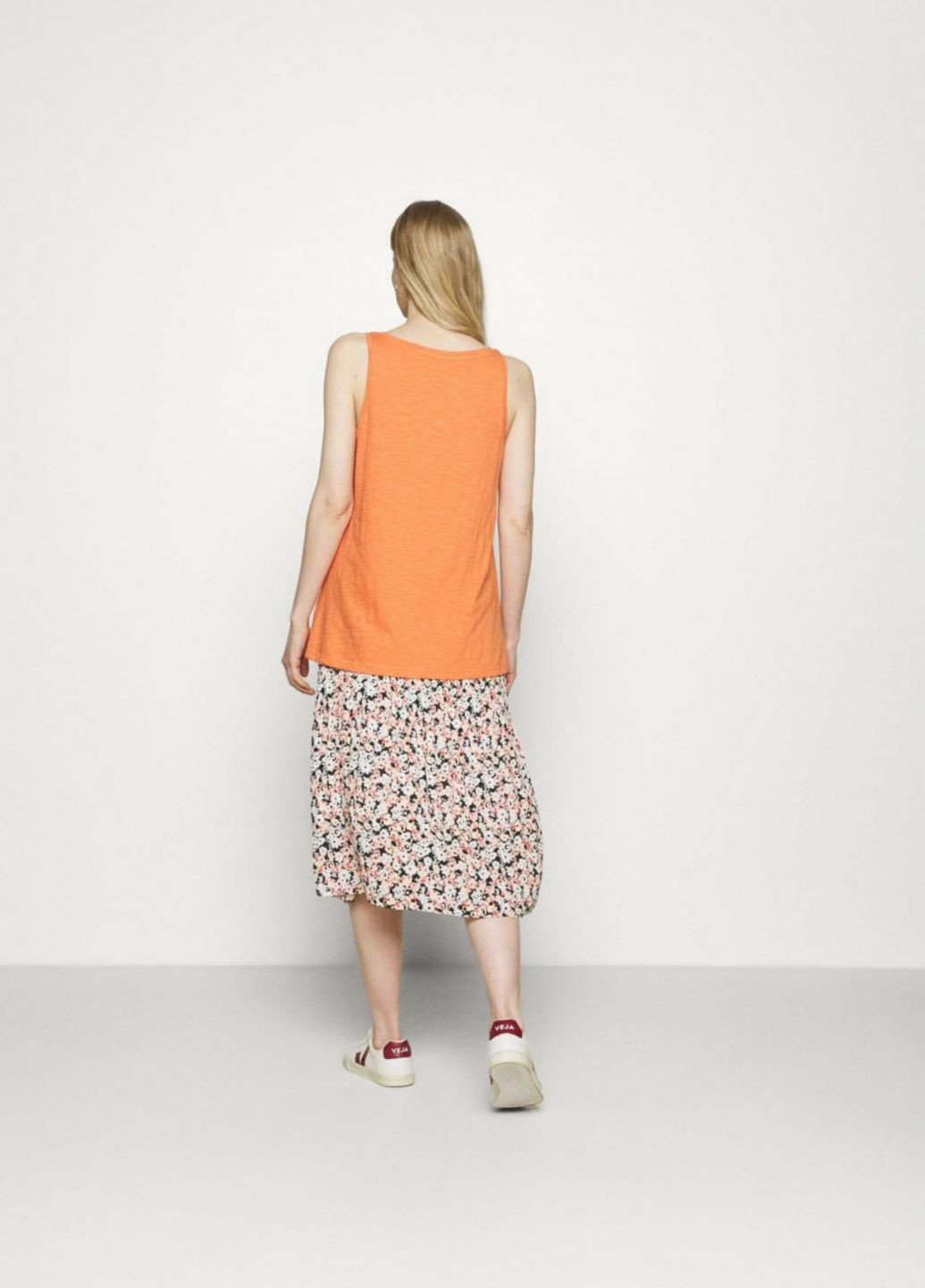 Разноцветная кэжуал цветочной расцветки юбка Marks & Spencer а-силуэта (трапеция)